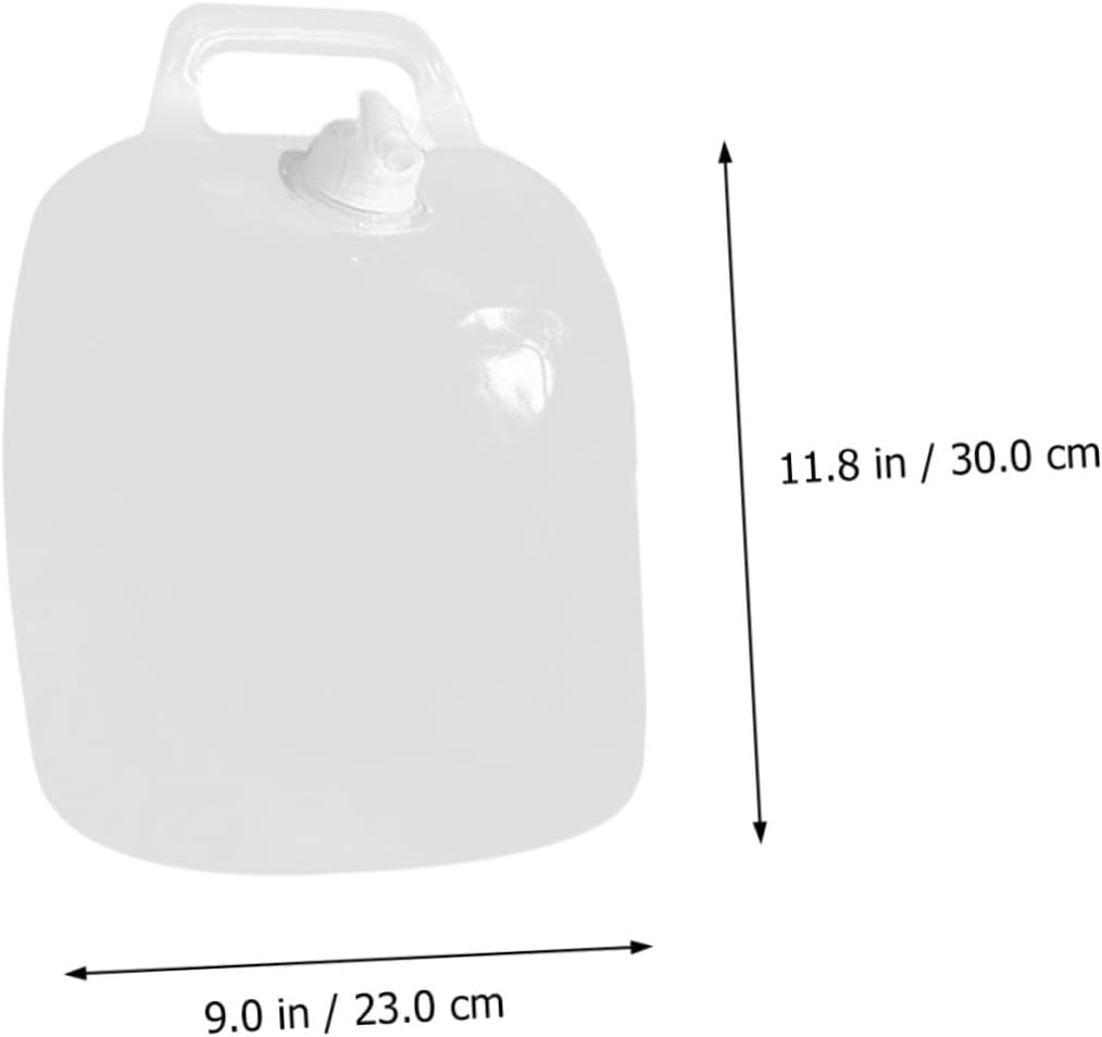 KOMBIUDA Collapsible Water Bucket Camping Water Container Pe Jug Spigot Large Capacity Outdoor Tank Random Color