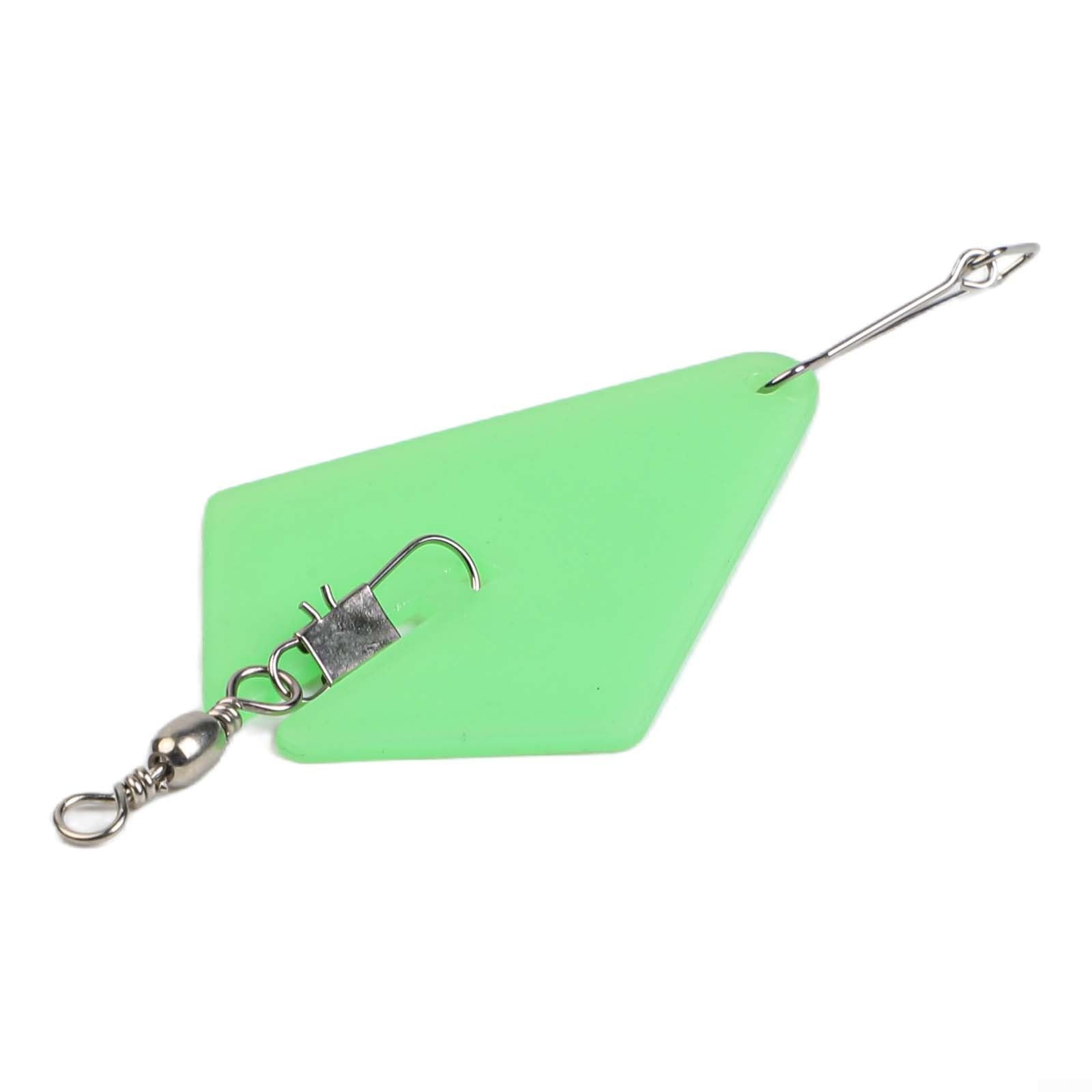 75mm Fishing Sinkers and Weights Lifters Set, 10pcs Plastic Green Leads Lifter for Trolling and Sea Fishing, Easy Install to Reduce Snags and Secure Connection to Lure