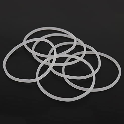 Blender Gaskets, Replacement Rubber Gasket Seal Rings for Magic Bullet Flat Cross Blades, Diameter: 3.31"/8.4cm(6PCS)