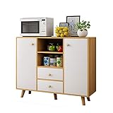 JIAGU Gabinete de Consola de Almacenamiento Gabinete de Almacenamiento aparador Buffet Servidor Tabla Consola de sobremesa Cocina Comedor Muebles Puerta de Entrada Armario