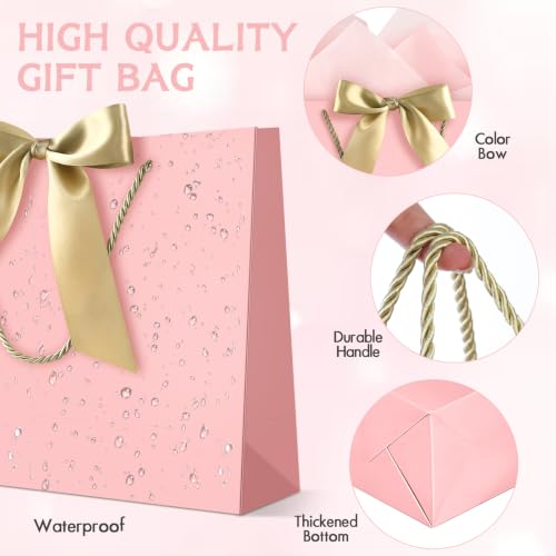 Image of JMANNI Gift Bags with Handles, 13 inch Medium Gift Bags with Tissue Paper