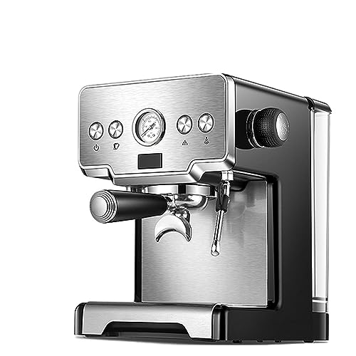 GLJTUO Home 15Bar Kaffeemaschine Crm3605 Maker Espresso Halbautomatische Pumpe Typ Cappuccino Milch Blase – Bild 4