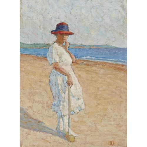 Poster croquet sur la plage ARTICULOZY pour habiller un grand mur vide facilement