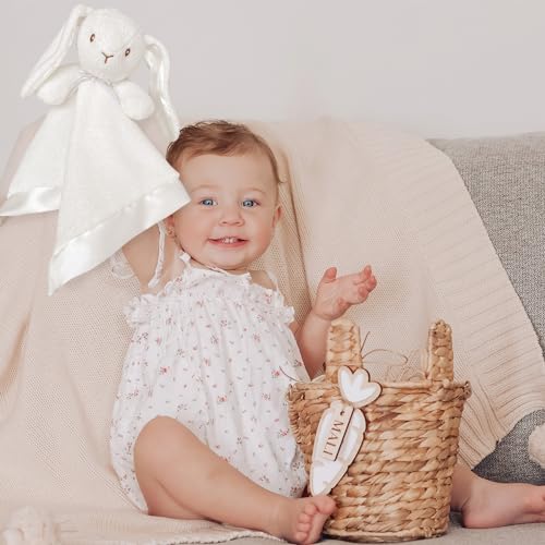Image of Baby Security Blanket Loveys for Babies Boys Girls, 15 inch Soft Baby Lovey Unisex Lovie, Baby Gifts for Newborn Boys and Girls