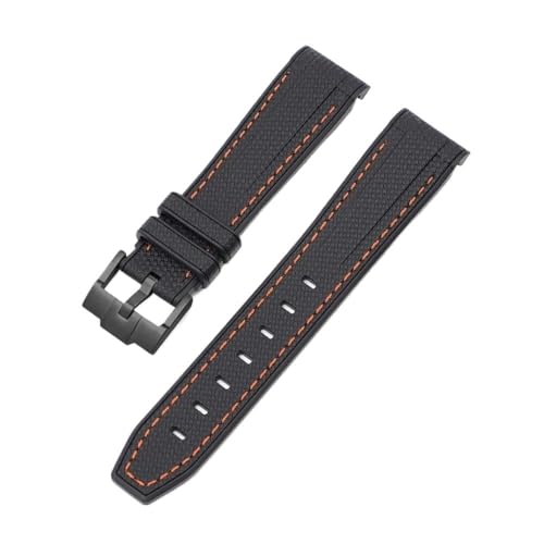 [X] VRXgbv For Swatch X Ή For Omega Ή For Moonswatch Ή XeXX`[obN 20mm 22mm Y fB[X \tg h pvoh(Orange line)