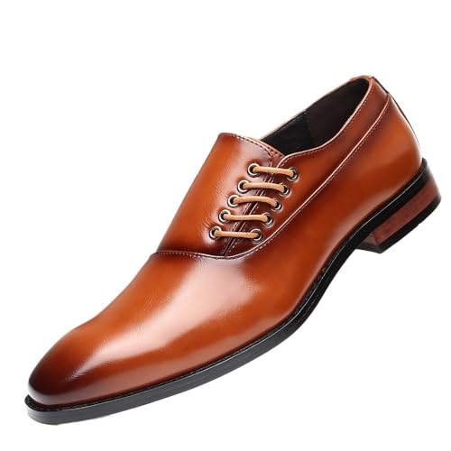 Wedding Perfect Vintage Oxford Shoes Men's Comfortable Dress Shoes Men's Lace-up Shoes