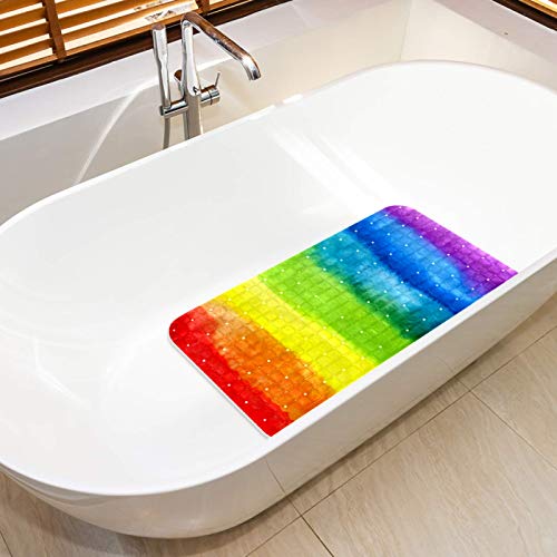 Alfombrilla de baño para bebé que transforma el baño en un arcoíris de masajes y risas 6