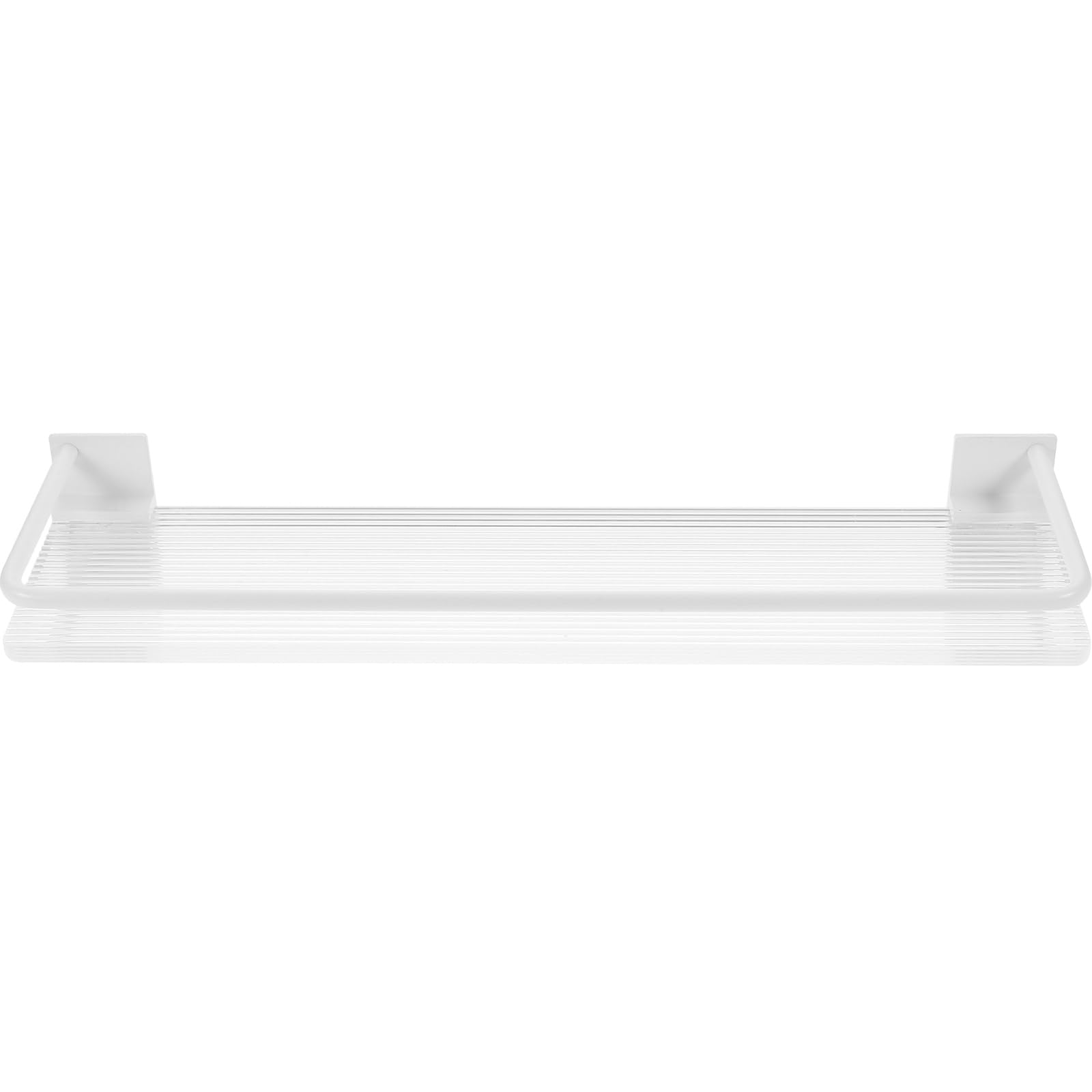 Étagère murale de salle de bain aluminium rangement suspendu sans percer