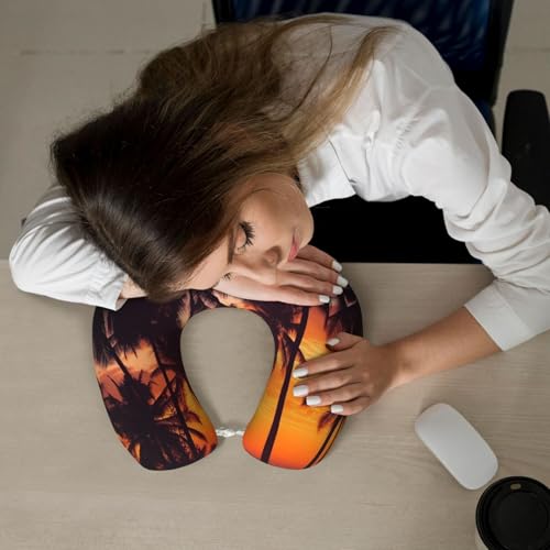 Almohada U Espuma Viscoelástica 30 cm Negro miniatura 7