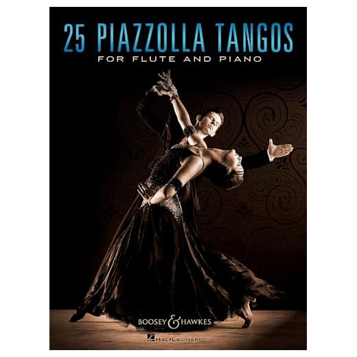 25 Piazzolla Tangos: for Flute and Piano. Flöte und Klavier.