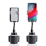 KLKE Car Phone Holder Upgraded Cup Holder Phone Mount Universal Phone Holder for Car 360° Rotatable...