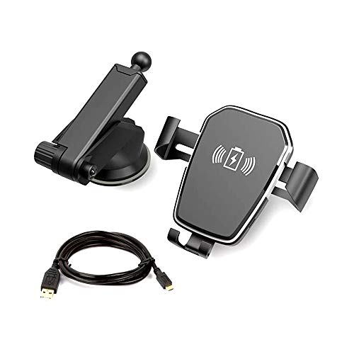 Suporte Veicular e Carregador sem Fio c/Ventosa