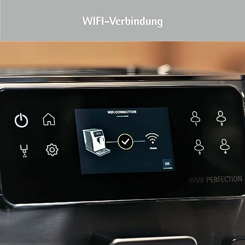 WMF Perfection 640 Kaffeevollautomat mit Milchsystem, 16 Getränkespezialitäten, Double Thermoblock, Edelstahl-Mahlwerk, Nutzerprofil Speicherung, Wifi – Bild 7
