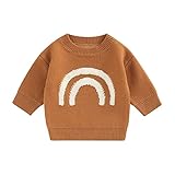 HEZIOWYUN Newborn Baby Girls Boys Knit Sweater Long Sleeve Knitted Sweaters Fall Winter Warm Pullove