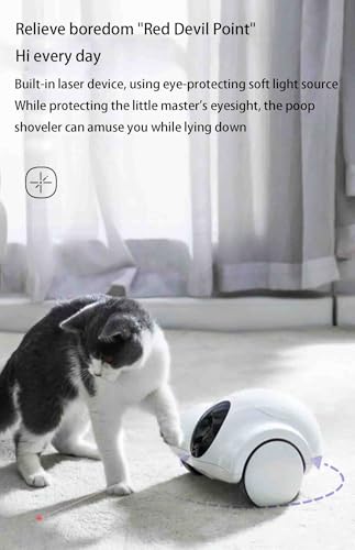 Cámara interactiva para mascotas con dispensador de golosinas, controlada por aplicación, 1080p, HD, inclinación, para perros, dispensación automática, control remoto, juego con gatos y perros a