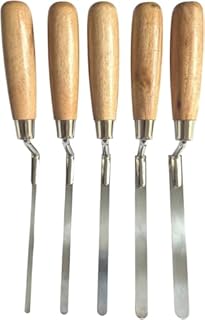 Pointing Brickwork Galvanised Hawk & 5 Stainless Steel Finger Trowel Set, Jointing, Gap Filling & Repair Tools for DIY & Masonry Work, Repointing, Brick Joint Repair (H5ST)