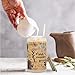 Daily Affirmation Iced Coffee Cup [Frosted], 16 oz Glass Cups with Bamboo Lids and Straws |Mason Jar Drinking & Glass Tumbler with Straw and Lid | Boba Cup, Beer Can for Mental Health