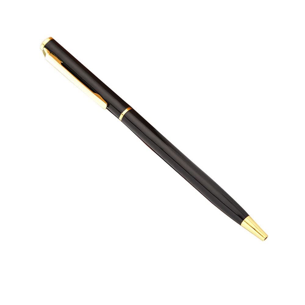 Generic luxury quality 006 MATTE BLACK metal classical golden student Ballpoint Pen men signature INK PENS Stationery Office — view 9
