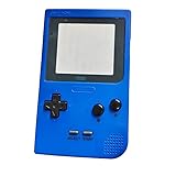 Narwhalss ゲームボーイポケット用 交換カバーセット DIY 交換シェル 着せ替えケース 修理/改造パーツキット 鏡面／ボタン／導電ゴム／ネジ／防塵カバー／バッテリーカバー付 (ブルー)