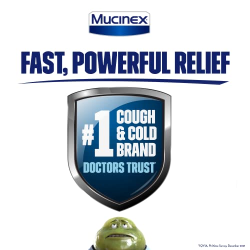 Maximum Strength Mucinex Fast-Max Cold, Flu, & Sore Throat Liquid Gels, 16Ct, Controls Cough, Thins & Loosens Mucus, Relieves Nasal & Chest Congestion, Headache & Fever #TOP3