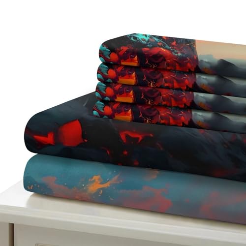 Housse de couette King tie-dye en microfibre 220x240 cm - 7