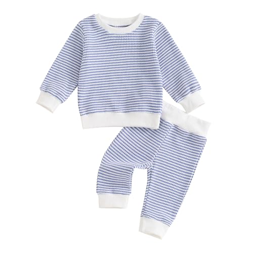 allshope Baby Boy Fall Clothes Set Long Sleeve Crewneck Swea