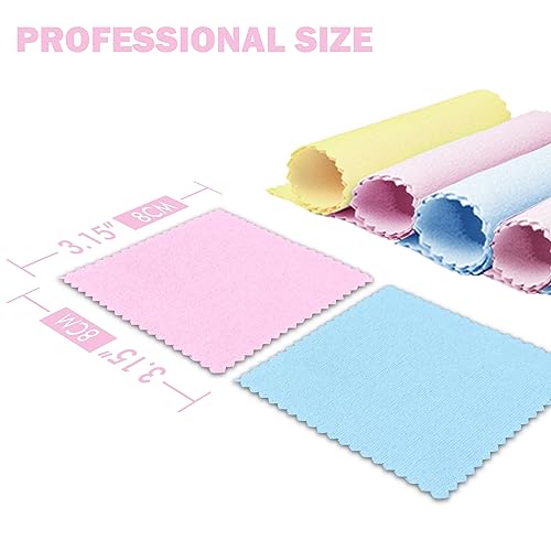 XIAOXINGYUN 120 PCS Jewelry Cleaning Cloth Jewelry Polishing Cloths Individually Wrapped Silver Cleaning Cloth for Jewelry Sterling Silver, Gold, Platinum, Ring, Coins, Watch (3.15 x 3.15 Inches) - Thumbnail 2