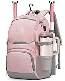 MATEIN PRO Girls Softball Bag with Helmet Net, Lightweight Softball Backpack with USB-C Charging Port & Ventilated Shoe Compartment, Youth Baseball Bag with Side Pockets for 40oz Tumbler & TBall Bats