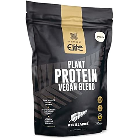 Healthspan Elite All Blacks Vegan Protein Blend Cover