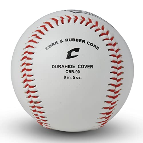 Champro Official League Cork Center C-2 Rubber Core Baseball (White, 9-Inch) #TOP1
