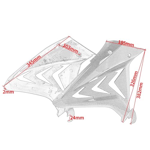 CBR650R Capot Lateral de Selle Moto en Injection ABS Finition Premium