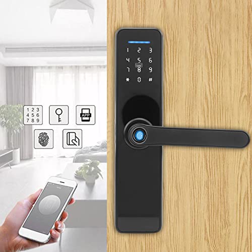 Cerradura Inteligente Cerradura Inteligente Smart 33×19×12 Smart WiFi Electronic Door Lock Fingerprint Password Ic Card Mechanical Keys Unlock for Tuya - Image 3