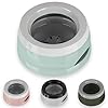 GIYOXIMA Pets No-Spill Slobber Stopper Water Bowl,Splash Proof Drinking Bowl for Home and Travel,No Messy No Drip No Sloppy Water Bowl for Sm-Med Dogs/Cats/Pets 25OZ