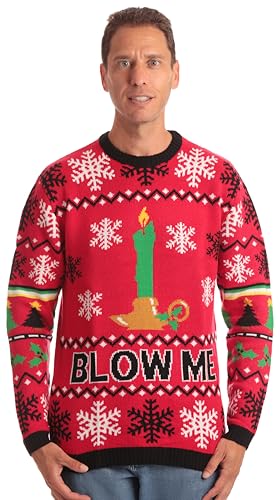 #followme Mens Ugly Christmas Sweater - Sweaters for Men 6774-618-M
