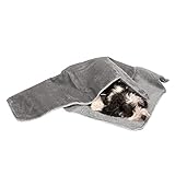 Furhaven Pet Bed Blanket for Dogs and Cats - Self-Warming Waterproof Terry and Faux Lambswool...