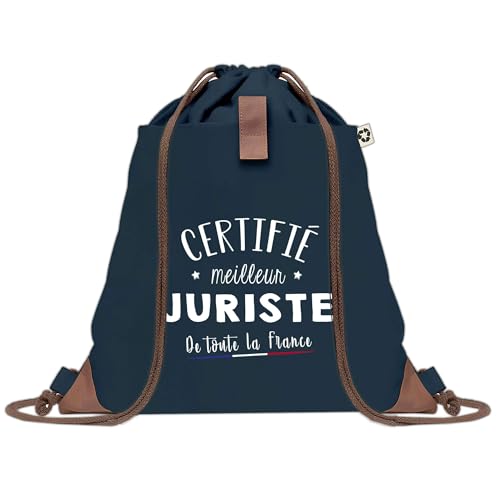 Sac de sport bleu juriste en toile doudou de la gym au bureau