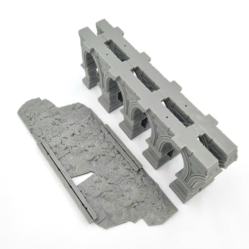 Q P Quality Printing 3D QP3D, Medieval Walkway Bridge with Pillars - Image 3