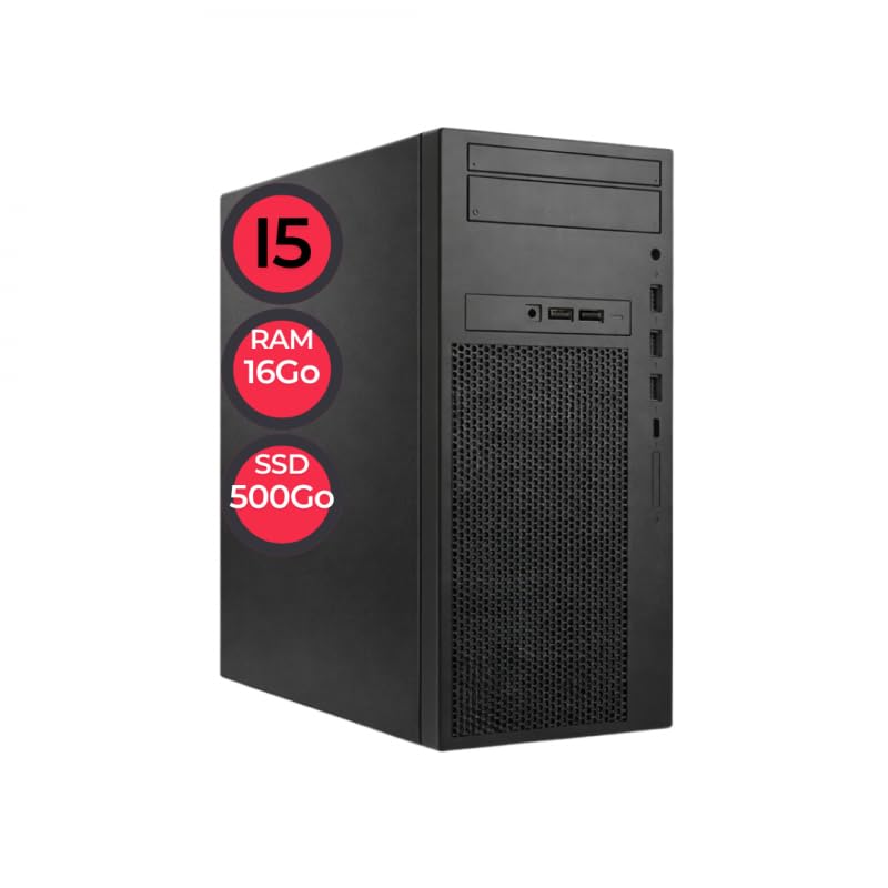 PC Tour Bureau Reconditionné Intel Core i7 8e Génération | 16 Go RAM | SSD 500 Go | Windows 11...