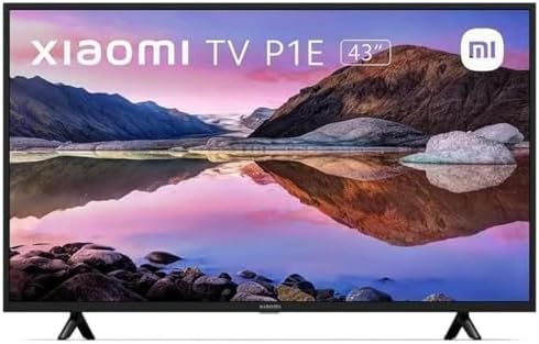 Xiaomi Smart TV P1E 43" (UHD, HDR 10, MEMC, Triple Tuner, Android, Prime Video, Netflix, Google Assistant, Bluetooth, HDMI, USB)
