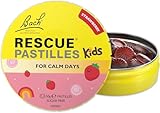 Rescue Remedy Kids Calm Days Pastilles (Strawberry), Promotes & Maintains Everyday Calm, Flower Essence Formula, Alcohol Free, Managing The Stress of Tests, Travel & Adapting to New Surroundings