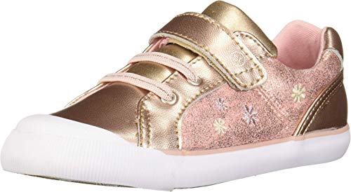 Stride Rite baby girls Sr Parker Sneaker, Rose Gold, 4.5 Toddler US