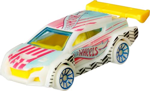 Image of Hot Wheels Toy Monster Trucks 10-Pack of Glow-in-the-Dark 1:64 Scale Vehicles, GITD Set of 5 Trucks & 5 Cars, Play Vehicles for Kids & Collectors