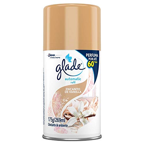 Desodorizador Glade Automatic Spray Refil Encanto de Vanilla 269ml