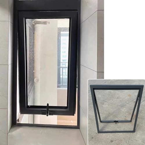 Ventana con vidrio templado de alta resistencia y mango de bloqueo integrado 2