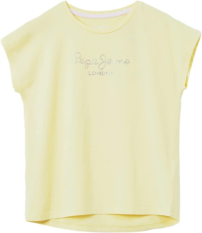 T-Shirt Pepe Jeans Nuria Blanc Pour Fille