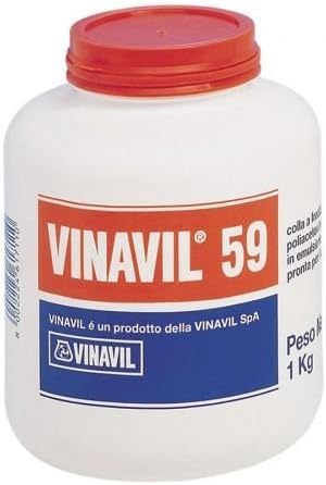Vinavil PVA Glue 59 for wood, plywood, laminated plastics, Cement - 1 Kg