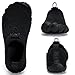 WateLves Kids Barefoot Water Shoes Boys Girls Breathable Wide Toe Slip On Beach Walking Shoes Toddler Swim Shoes Little Big Kid Minimalist Sneakers(Black,36)