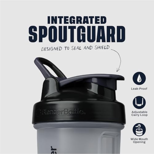 Image of BlenderBottle Classic V2 Shaker Bottle Perfect for Protein Shakes and Pre Workout, 28-oz, Black