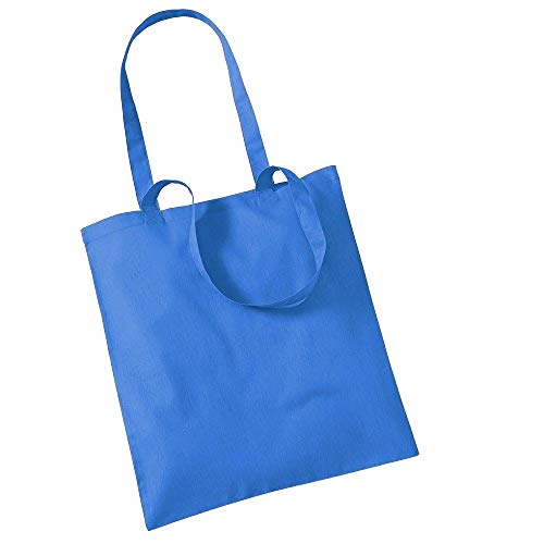 Westford Mill Promo Bag For Life - 10 Litres (Pack Of 2) (One Size) (Cornflower)