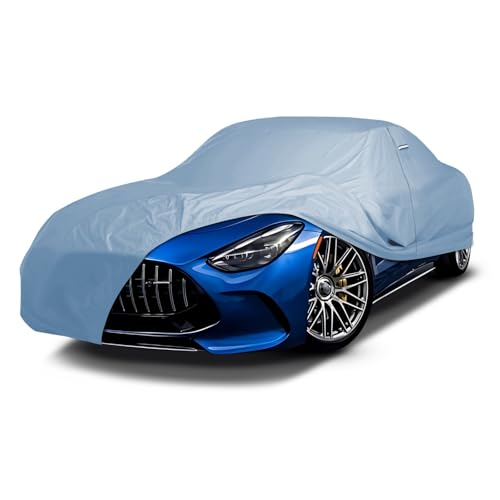 Image of iCarCover Premium Car Cover for 2024-2025 Mercedes-Benz AMG GT 2-Door Coupe Heavy Duty Waterproof All-Weather Automobiles Custom Fit Indoor Outdoor UV Snow Protection Covers with Straps and Bag